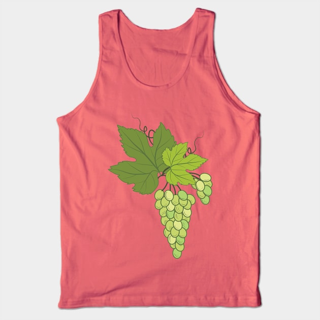 Green Grapes Tank Top by SWON Design